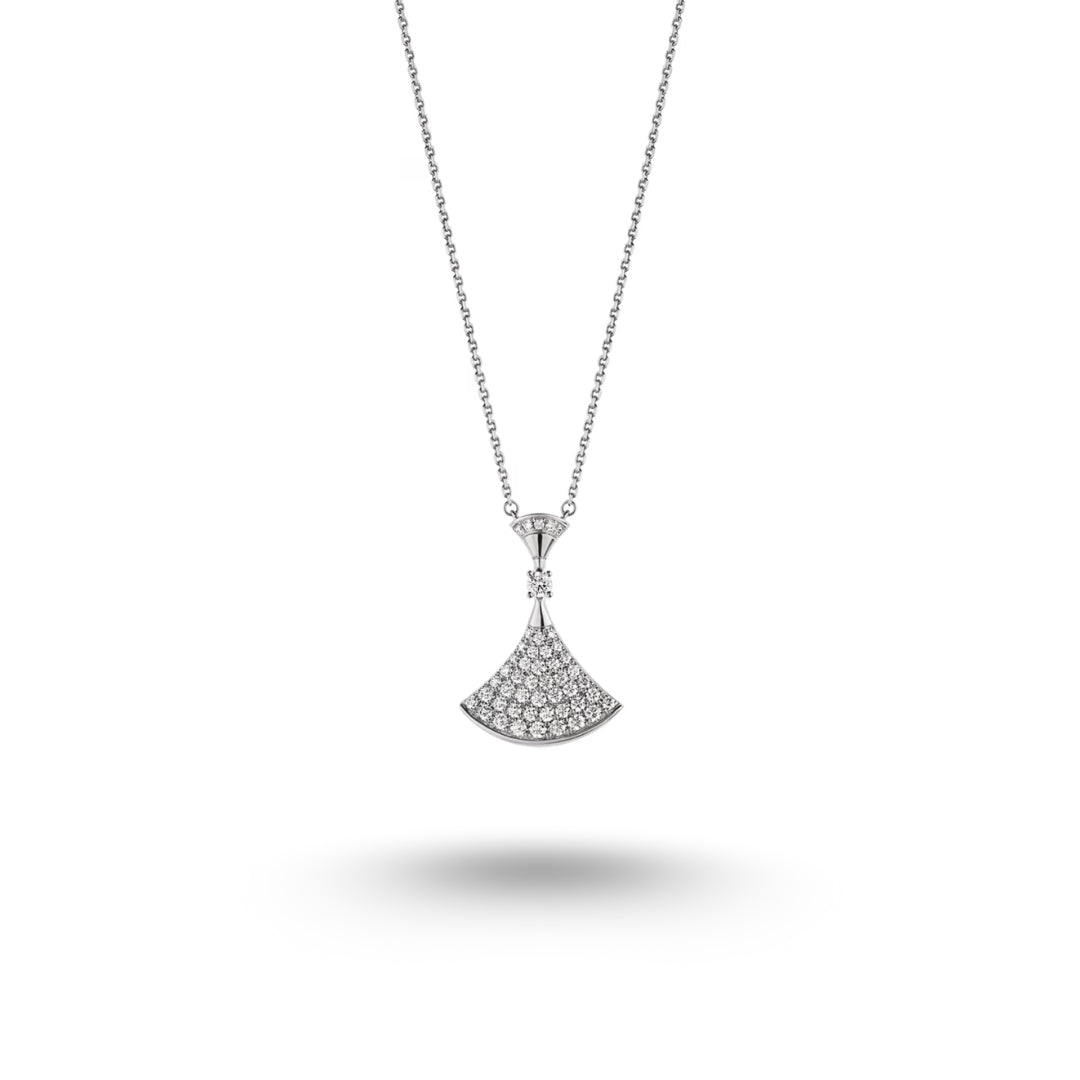 Collier Bvlgari Divas’ Dream Diamants, or blanc