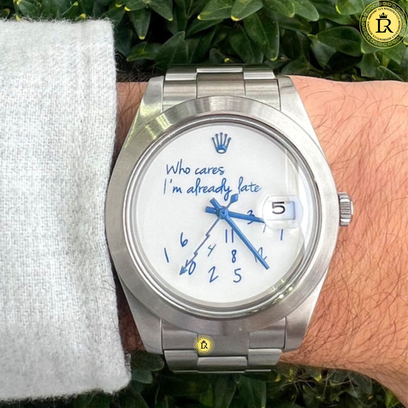 Rolex Datejust 41 , Who cares I‘m already late Dial