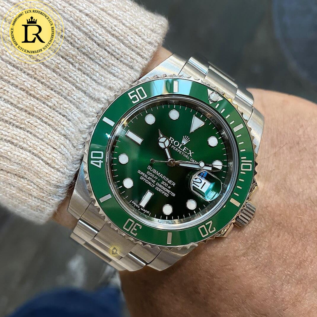 Submariner Vert "Hulk" 116610LV Pour Homme