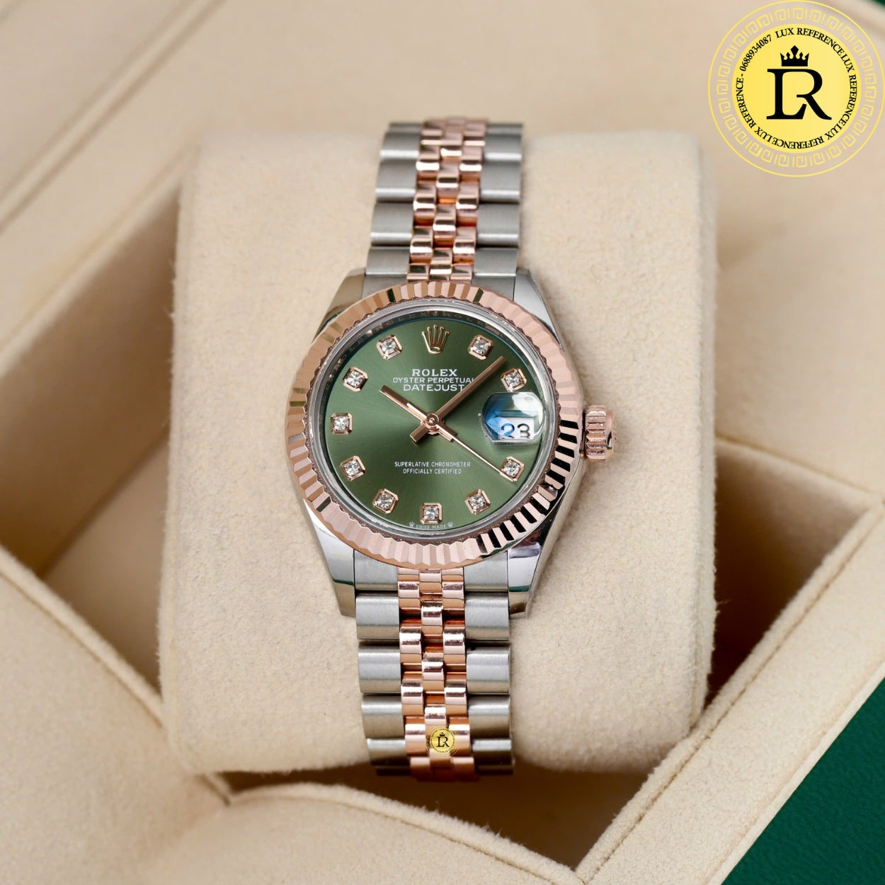 Rolex Lady Date Just Vert