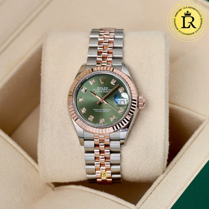 Rolex Lady Date Just Vert