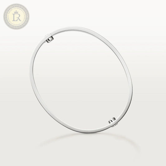 Bracelet Cartier LOVE, or gris, 4 diamants