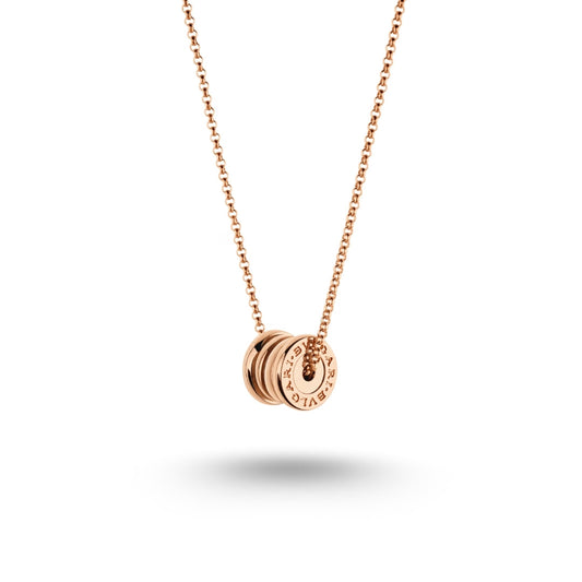 Collier Bvlgari B.zero1, or rose