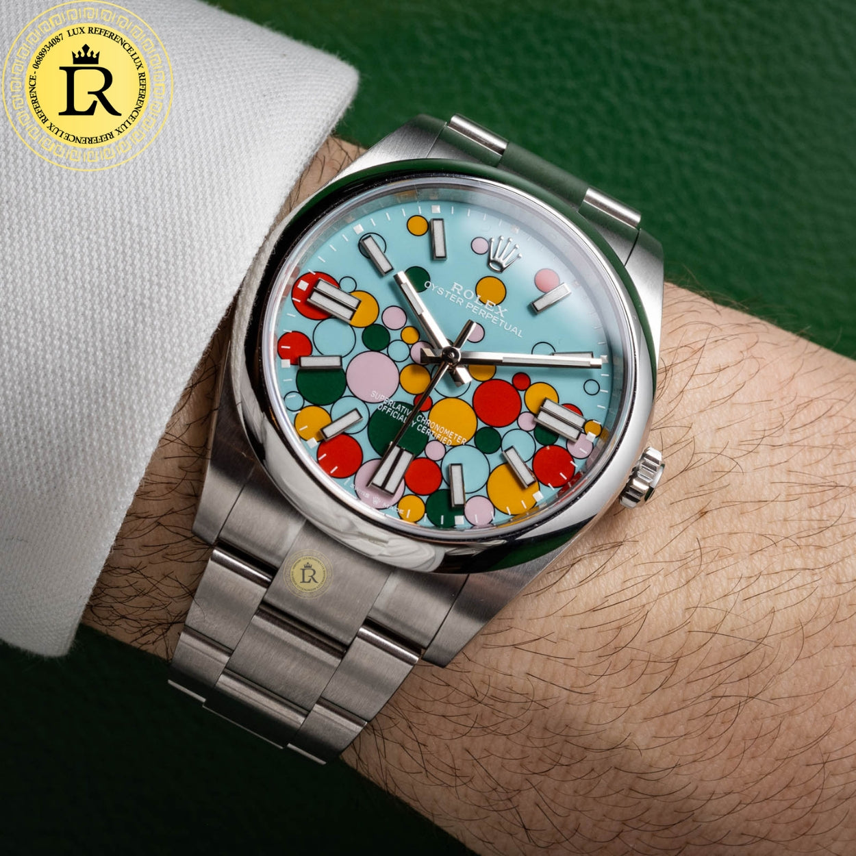 Rolex Datejust 41mm Tiffany Blue Celebration Dial Smooth Bezel 126300