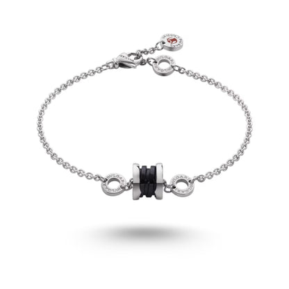 Gourmette Bvlgari Save The Children, or blanc, céramique noire
