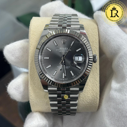 Montre Datejust 41 Grise Jubilé Pour Homme
