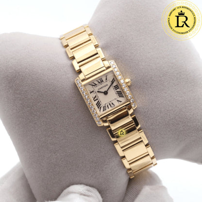 Cartier Tank Francaise Serti