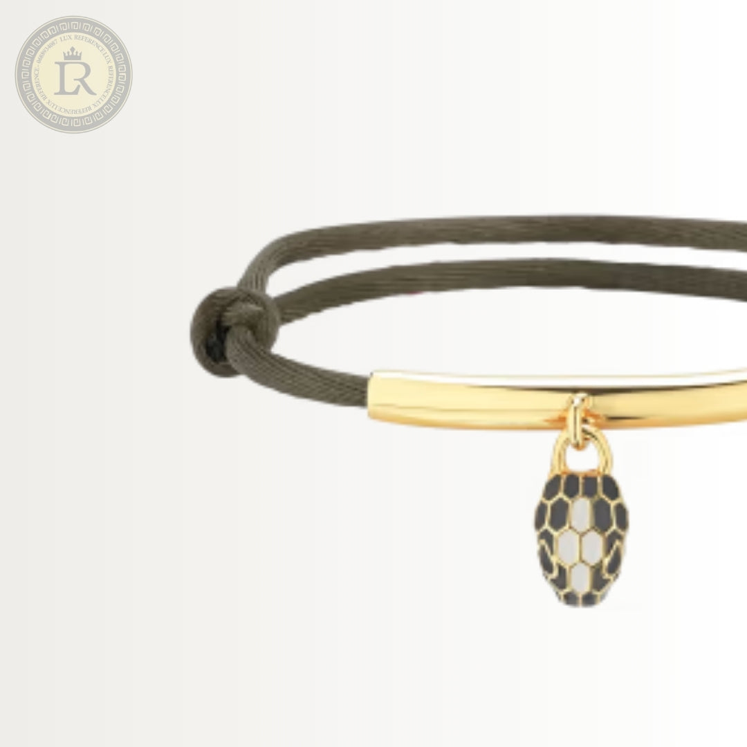 Bracelet Bvlgari Serpenti Forever, corde vert