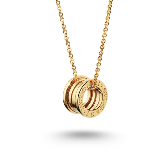 Collier Bvlgari B.zero1, or jaune