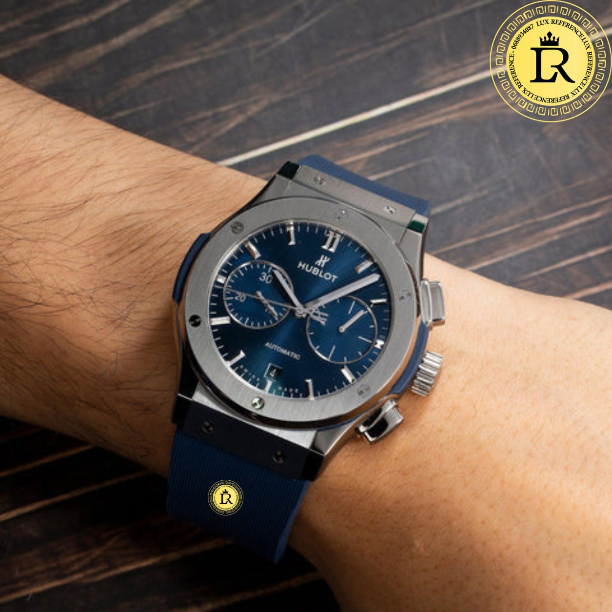 Hublot Classic Fusion Chronograph Titanium Blue