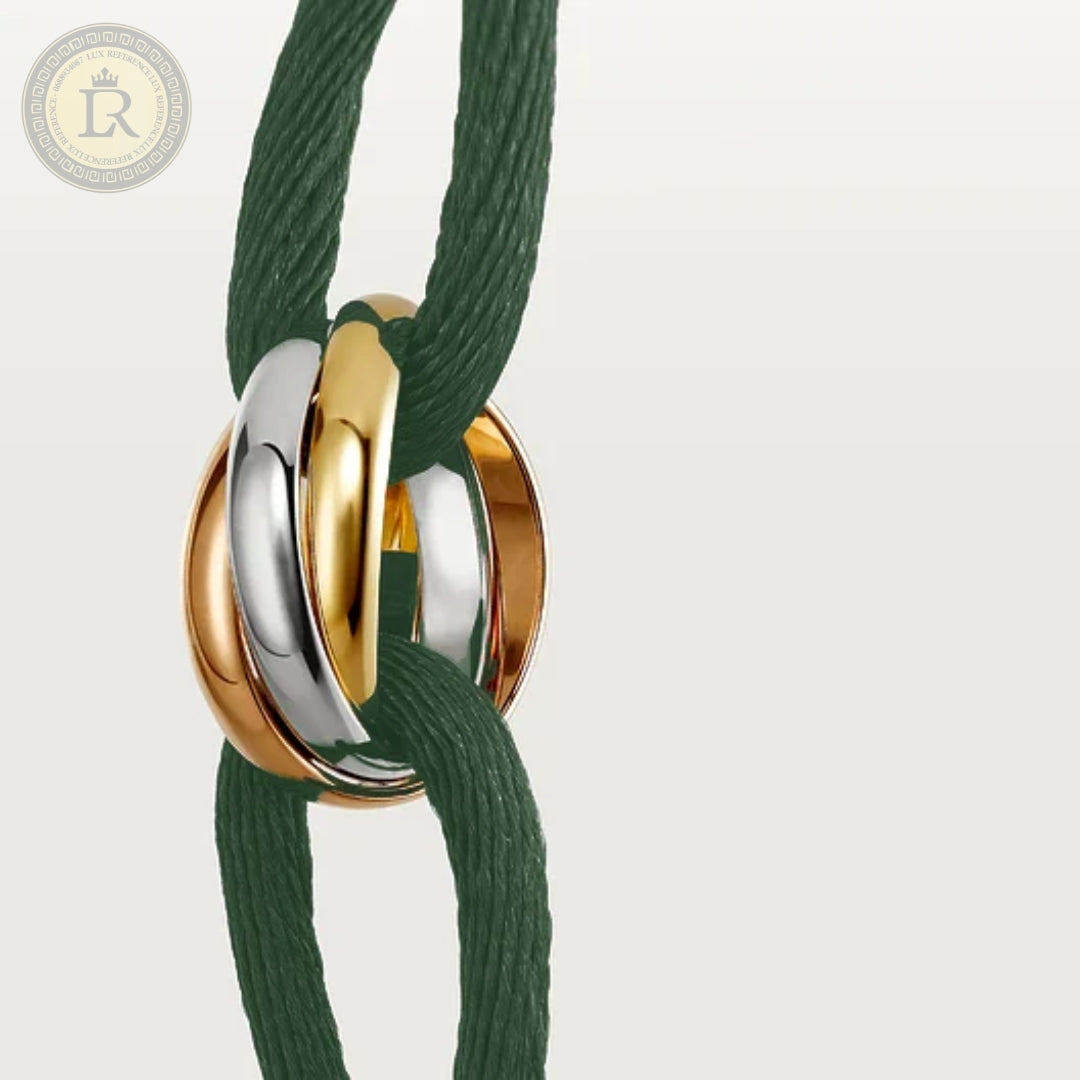 Bracelet Cartier Trinity, Cordon vert