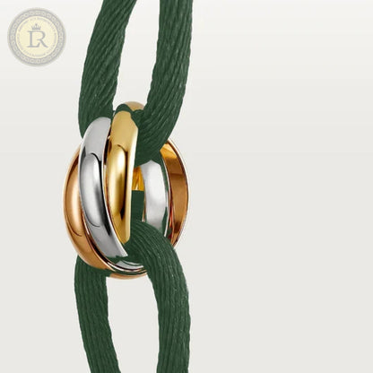 Bracelet Cartier Trinity, Cordon vert