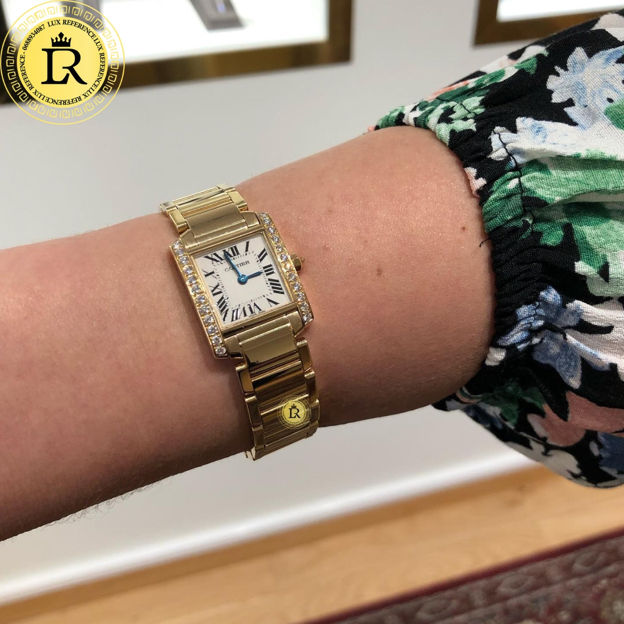 Cartier Tank Francaise Serti