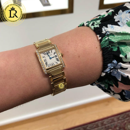 Cartier Tank Francaise Serti