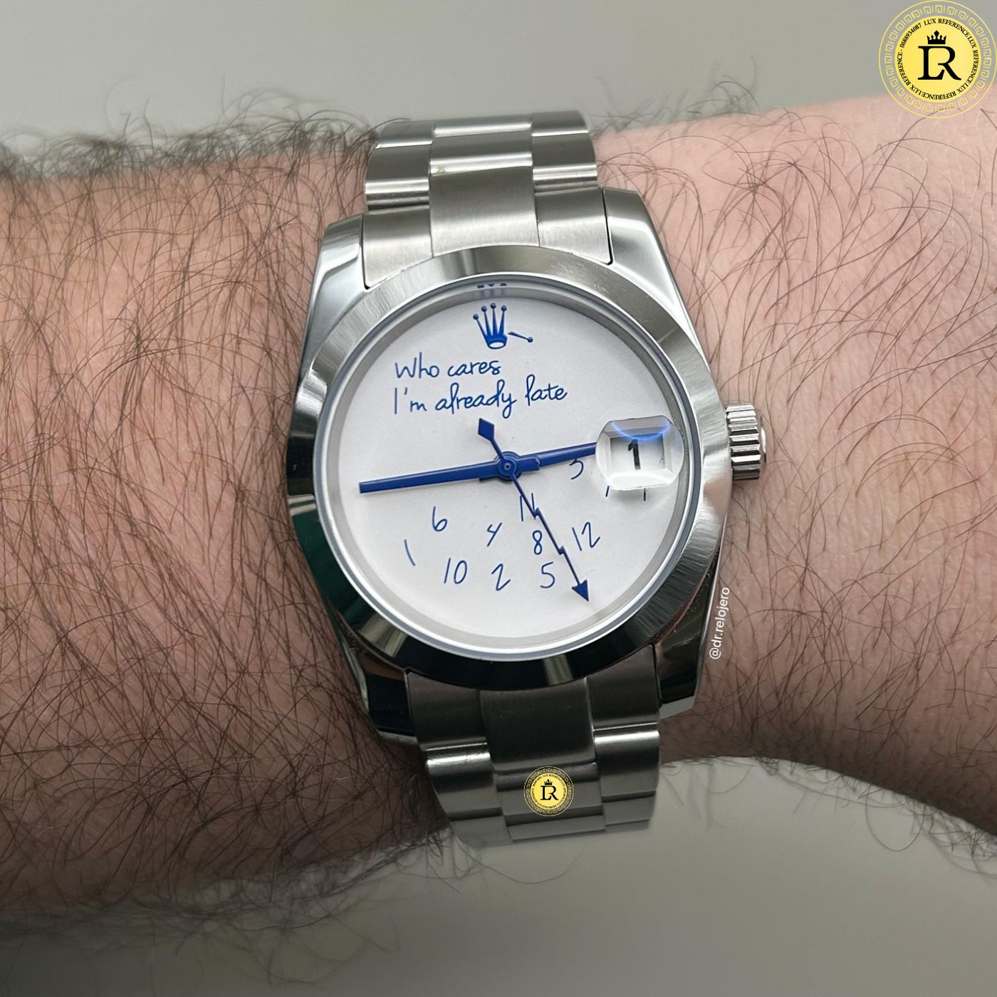 Rolex Datejust 41 , Who cares I‘m already late Dial