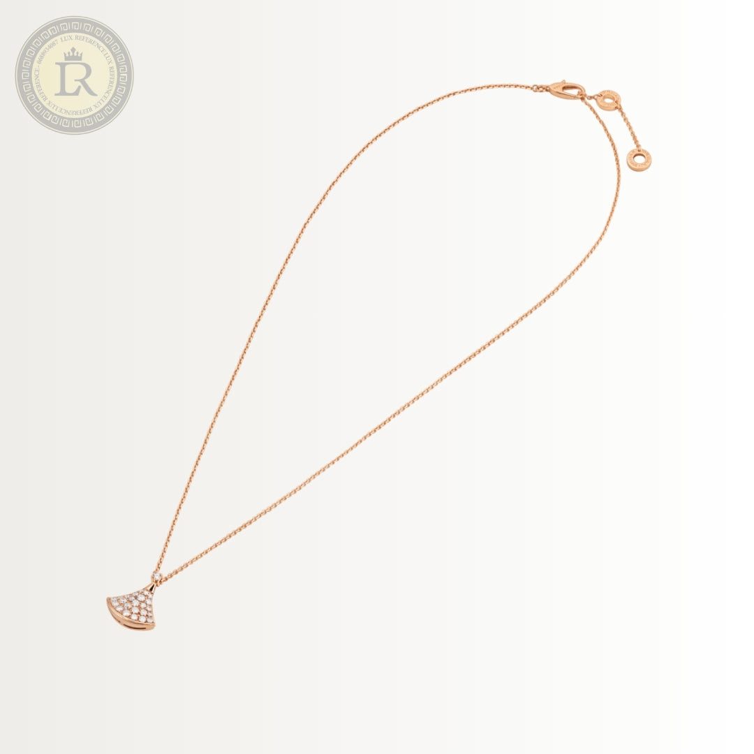 Collier Bvlgari Divas’ Dream Diamants, or rose