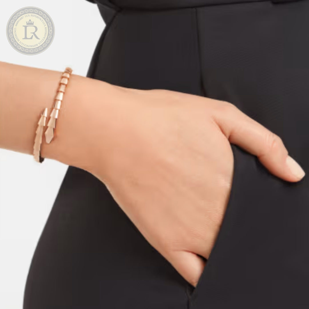 Bracelet Bvlgari Serpenti Viper, or rose