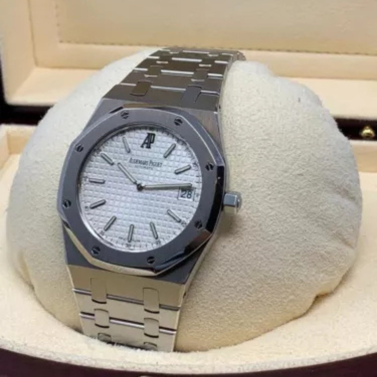 Audemars Royal Oak Fond Blanc 41mm Homme