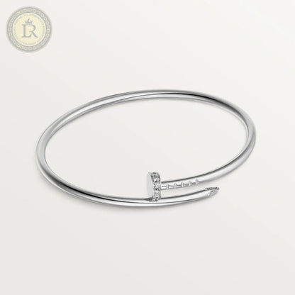 Bracelet Cartier Juste un Clou, petit modèle, diamants, or gris