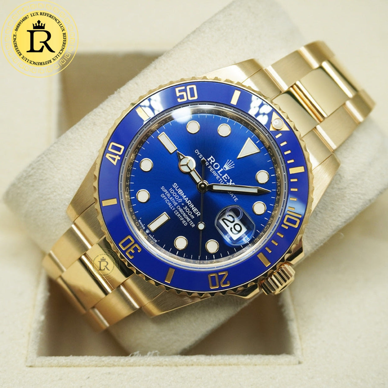 Rolex Yellow Gold Submariner Date Watch