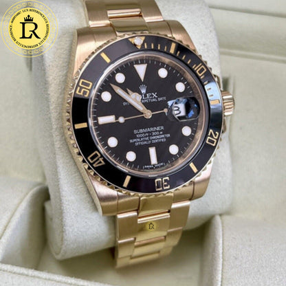 Rolex gold and black