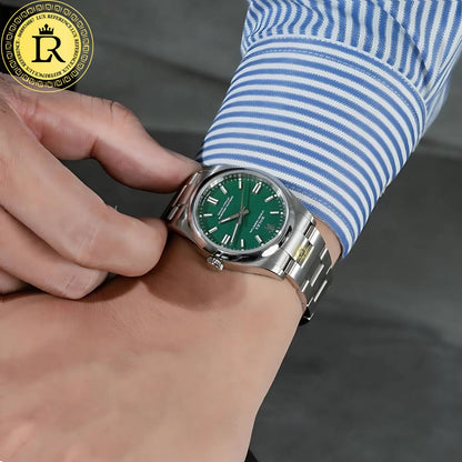 Rolex oyster perpetual vert