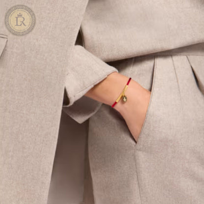 Bracelet Bvlgari Serpenti Forever, corde rouge