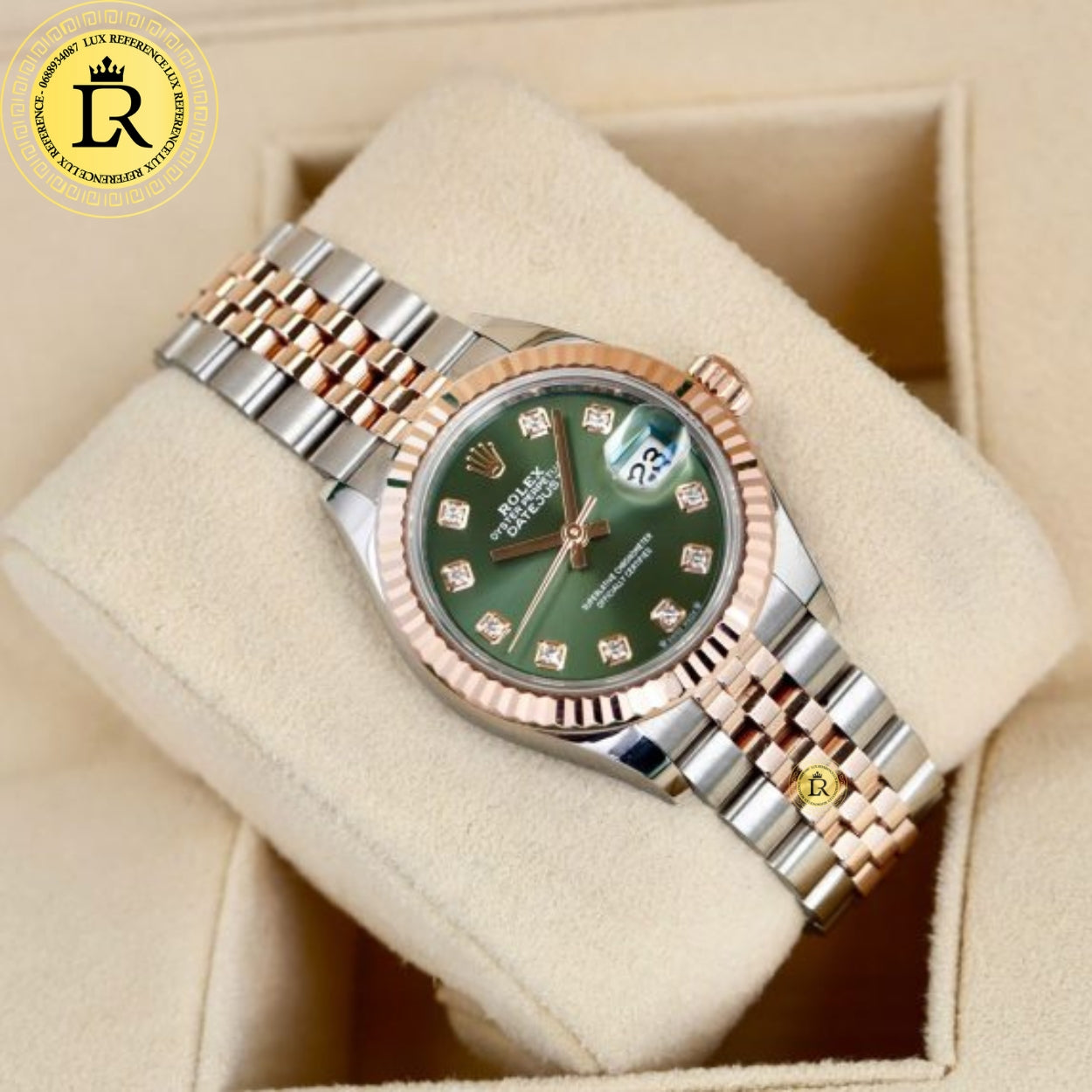 Rolex Lady Date Just Vert