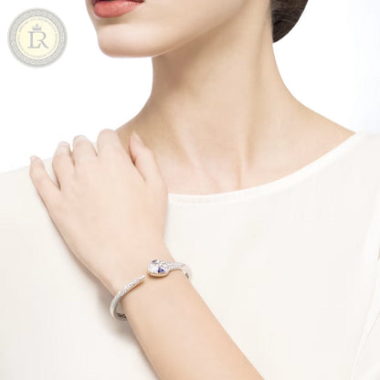 Bracelet Bvlgari Serpenti Seduttori, or blanc