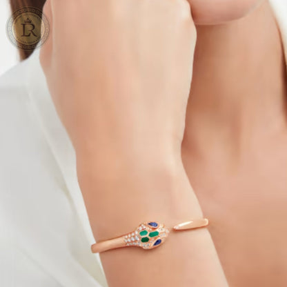 Bracelet Bvlgari Serpenti Seduttori, or rose