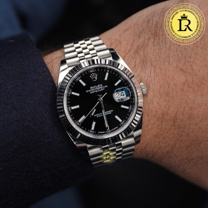 Montre Datejust 41 Noir Jubilé Pour Homme