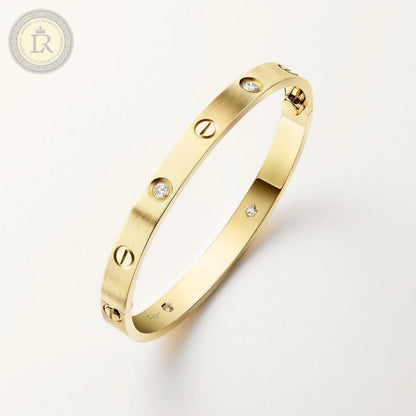 Bracelet Cartier LOVE, or jaune, 4 diamants