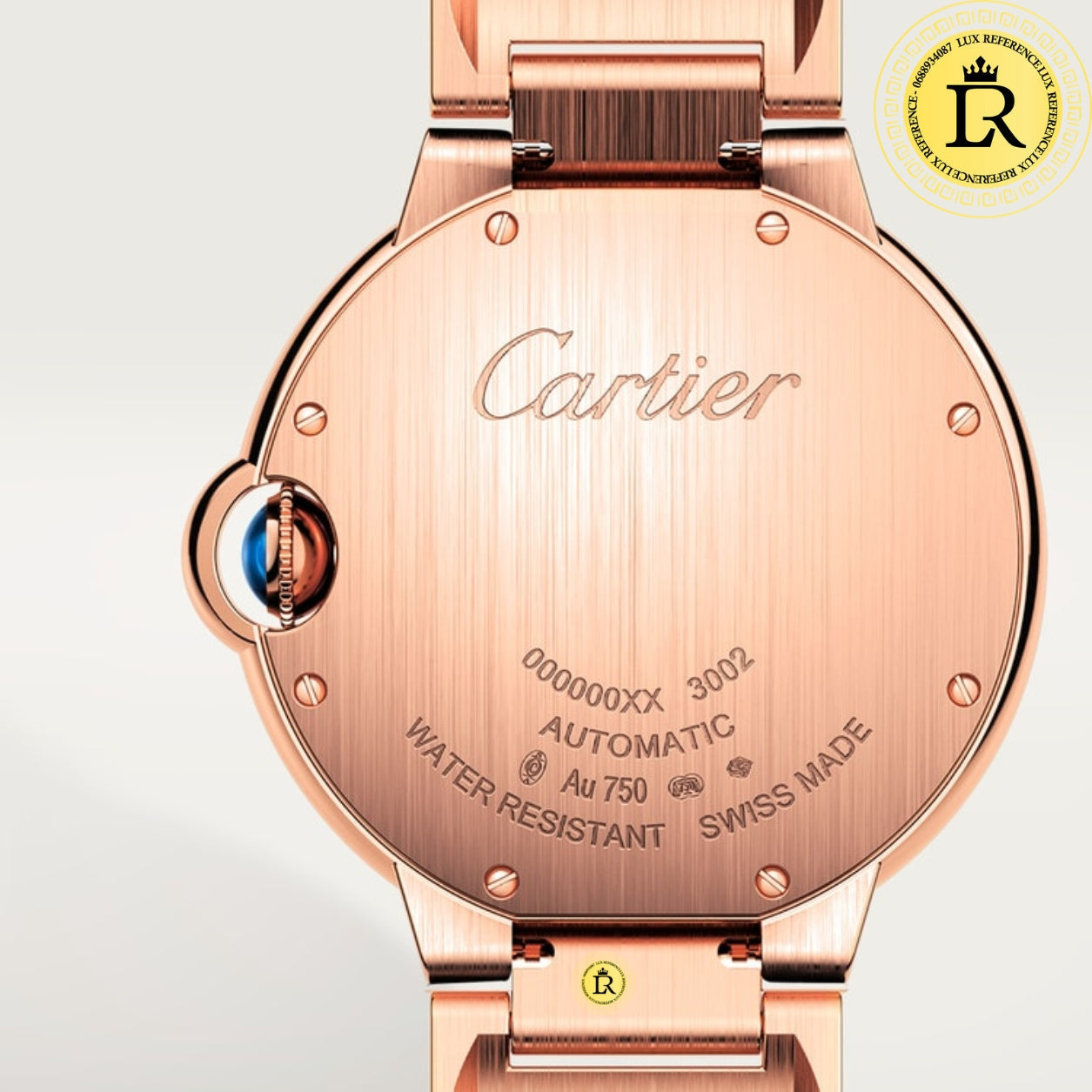 Ballon Bleu De Cartier Or Rose Sertie