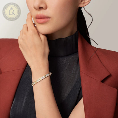 Bracelet Cartier LOVE pavé, Or jaune, diamants