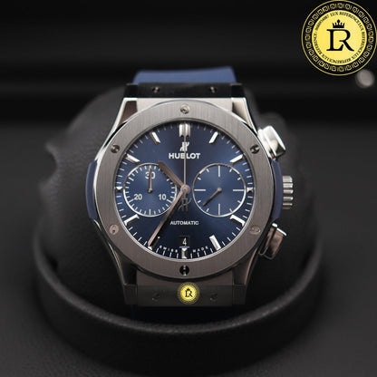 Hublot Classic Fusion Chronograph Titanium Blue