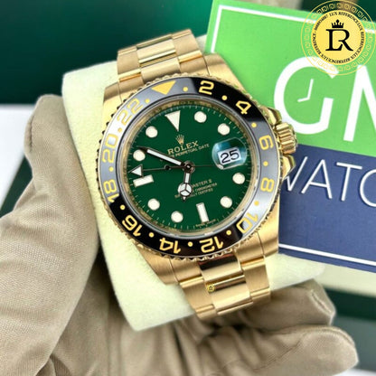 RX GMT‑MASTER II Vert/Or Jaune
