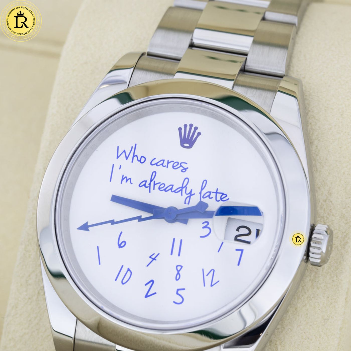 Rolex Datejust 41 , Who cares I‘m already late Dial