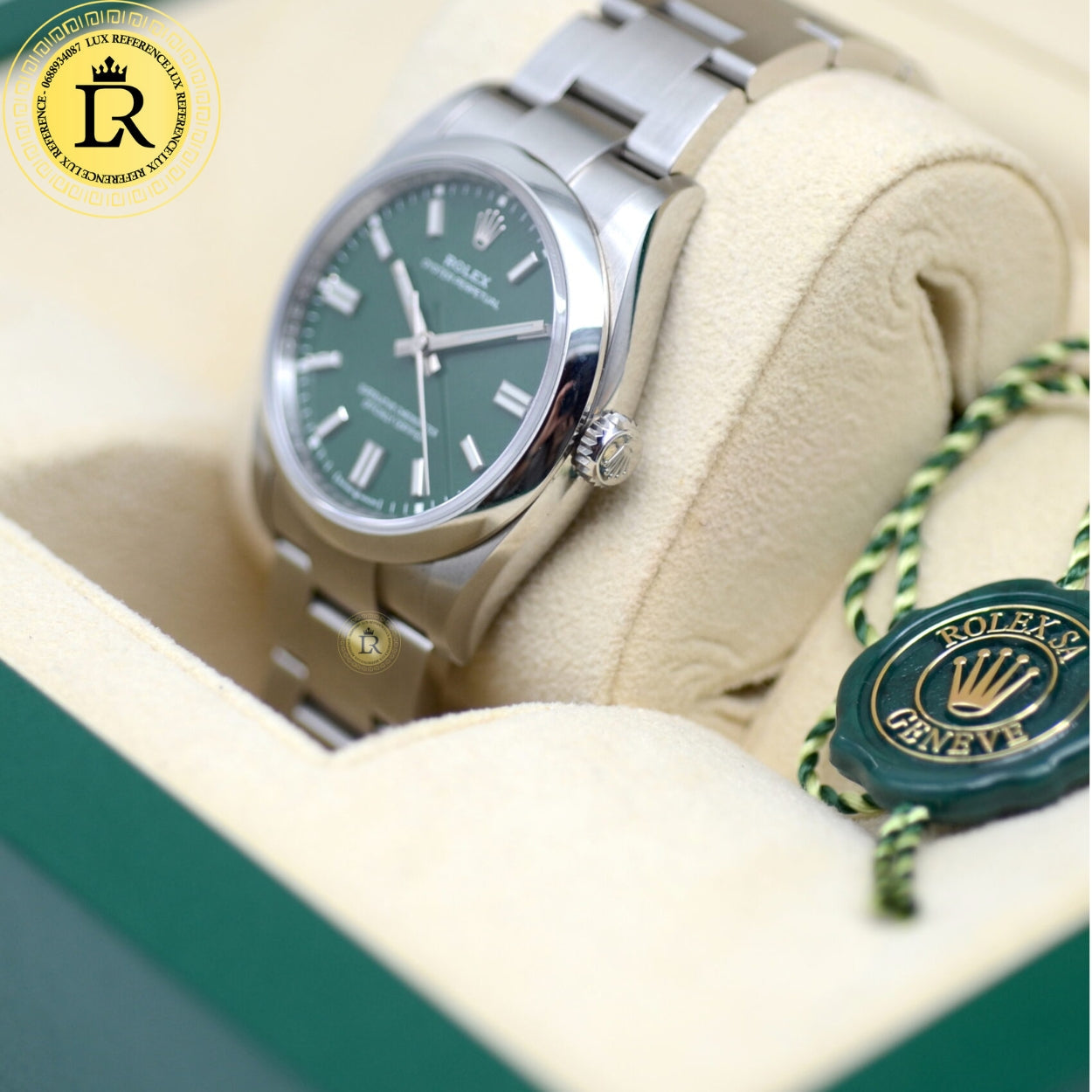Rolex oyster perpetual vert