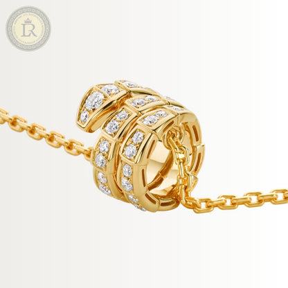Collier Bvlgari Serpenti Viper, or jaune