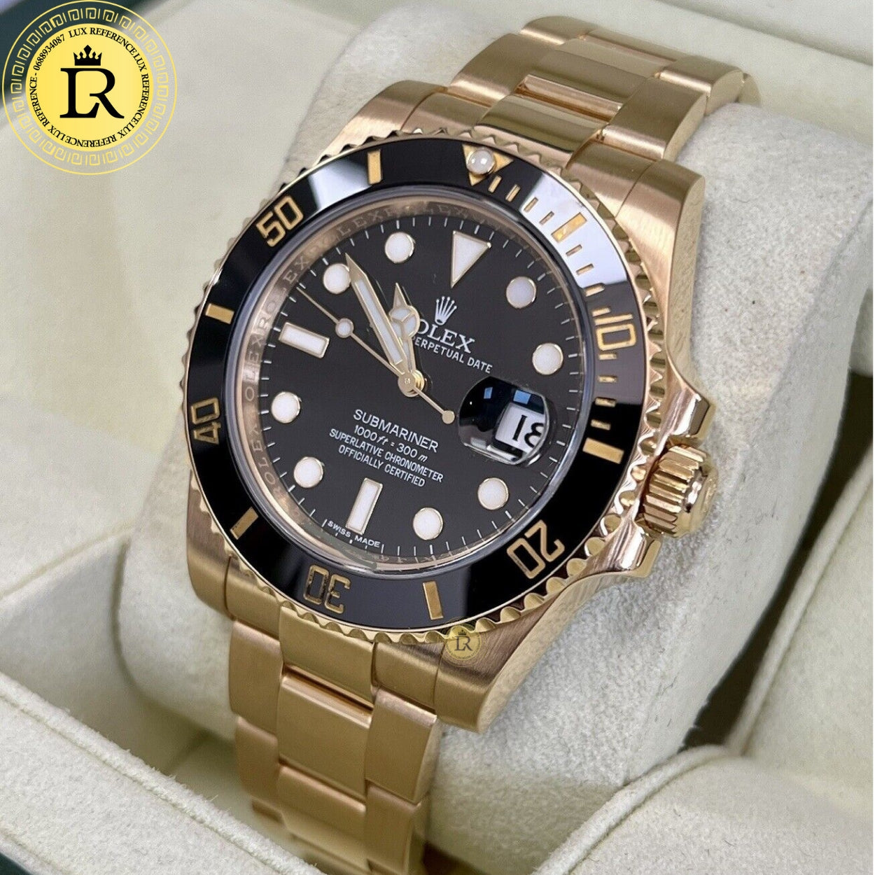 Rolex gold and black