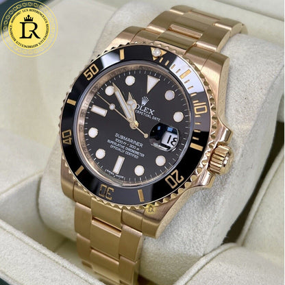 Rolex gold and black