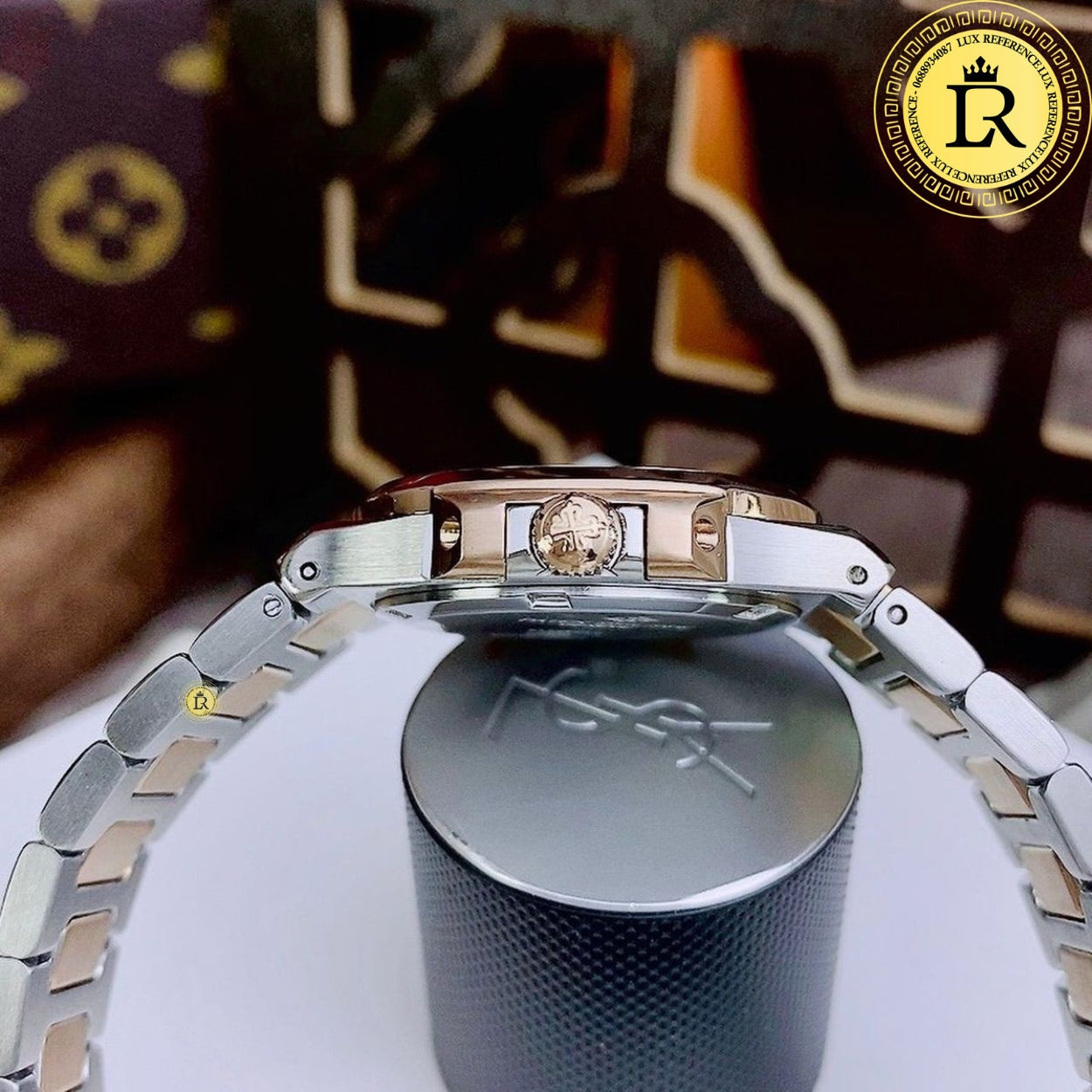 Montre Patek 2 Tone Fond Noir Pour Femme