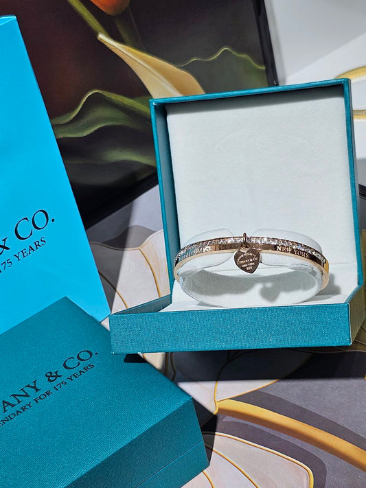 Bracelet femme acier Tiffany & Co strass