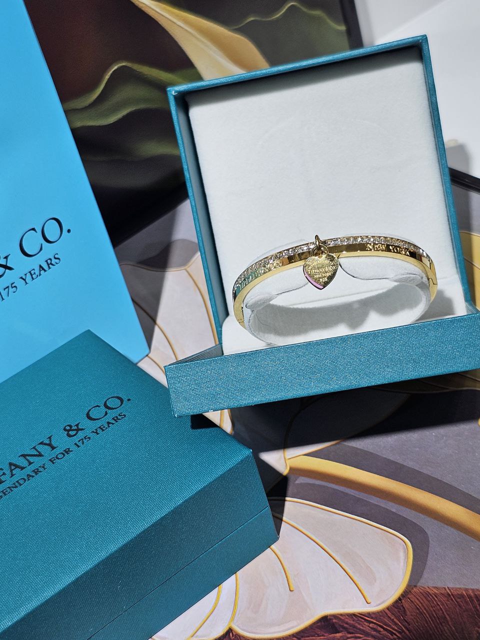 Bracelet femme acier Tiffany & Co strass