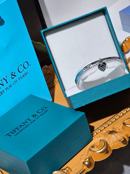 Bracelet femme acier Tiffany & Co strass