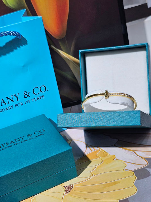 Bracelet femme acier Tiffany & Co strass