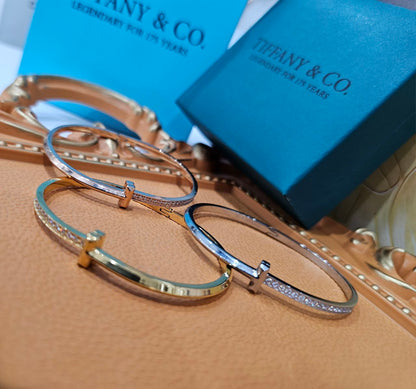 Bracelet femme acier Tiffany & Co strass