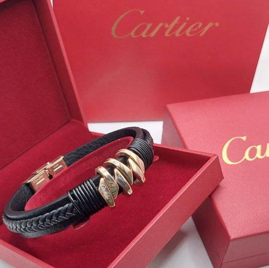 Bracelet homme cuir Cartier