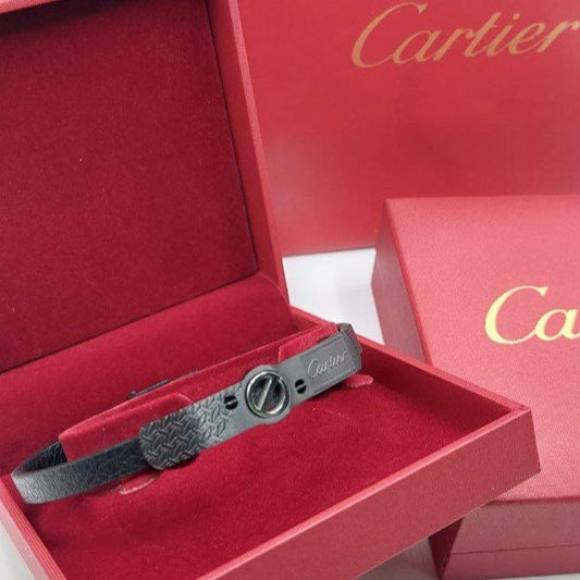 Bracelet homme cuir Cartier