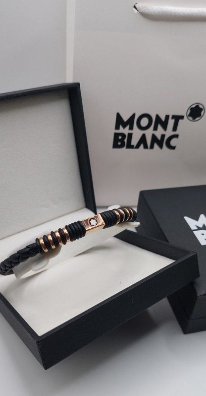 Bracelet homme cuir MONT BLANC